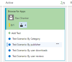 Ordering tasks on the Kanban board