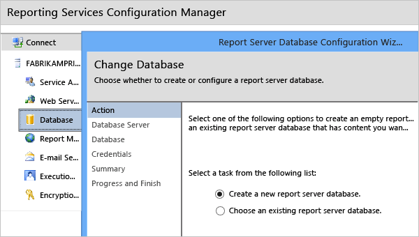 TFS needs this database for reporting