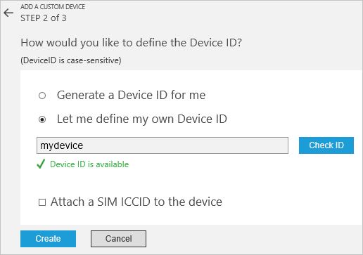 Add device ID