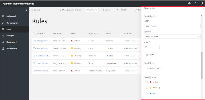 Create multiple condition rule part two