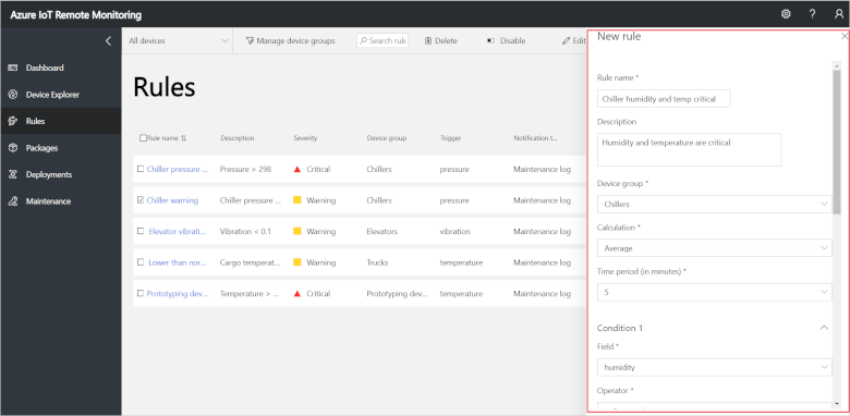 Create multiple condition rule part one