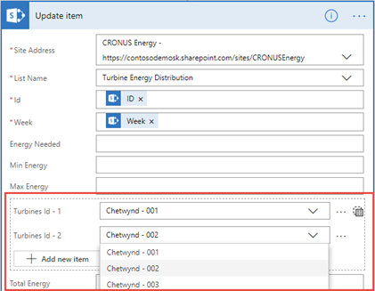 Manually enter multiple values