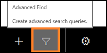 Click Advanced Find.