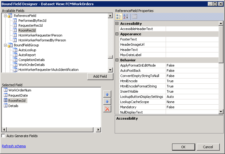 ReferenceField group lists surrogate foreign keys