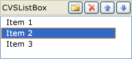 CVSListBox control