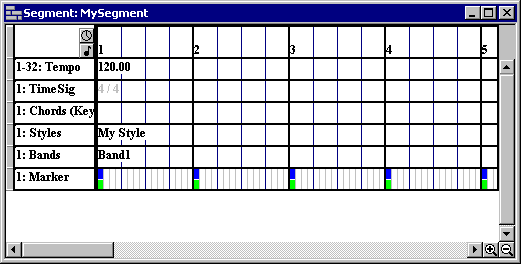 Segment with Marker track 