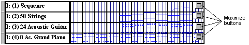 Minimized sequence tracks 