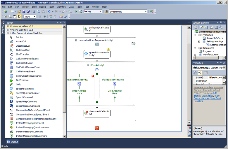 UCMA Workflow Designer