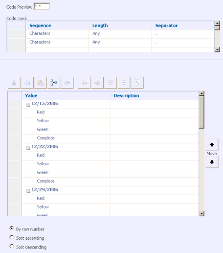 Health Trends lookup table definition