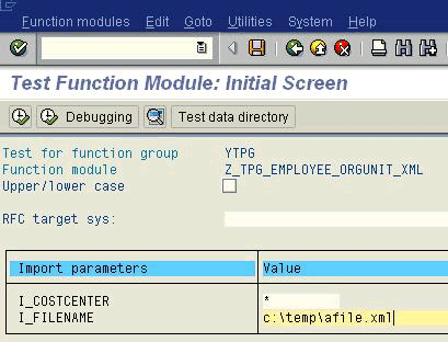 Testing the HR module