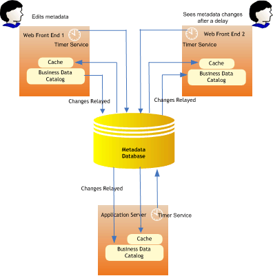 Deployment and caching in Business Data Catalog