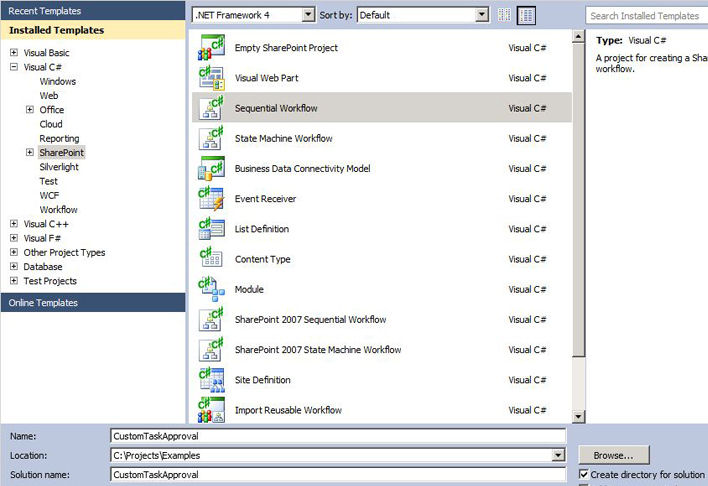 Creating SharePoint Sequential Workflow