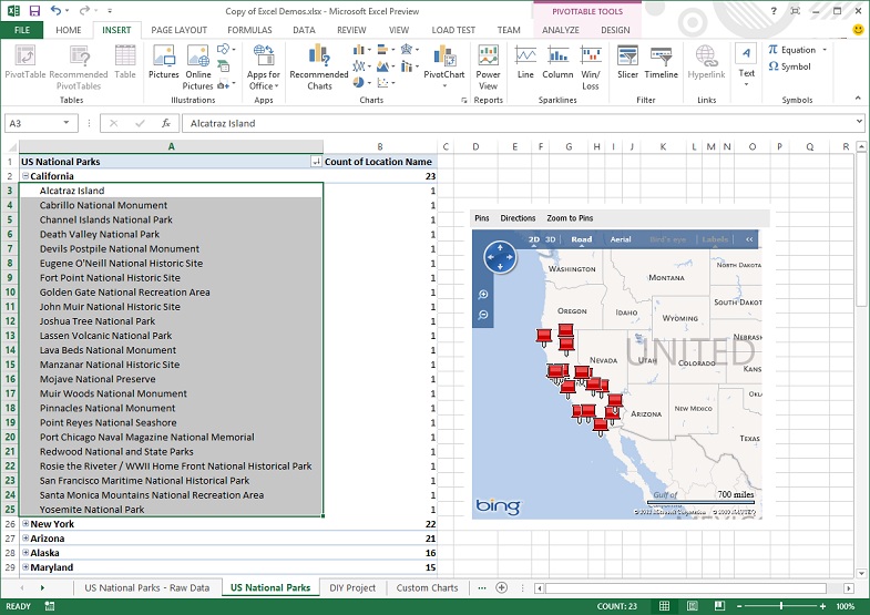 Content app in Excel 2013