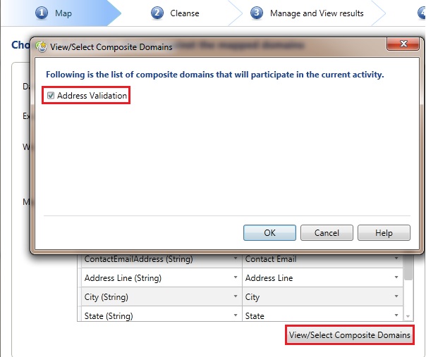 View/Select Composite Domains Dialog Box