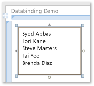 ListBox data binding