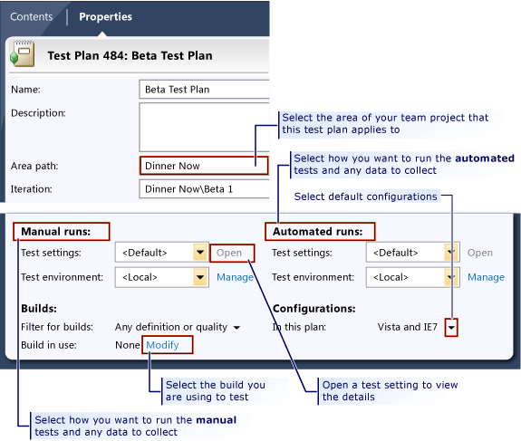 Plan Properties