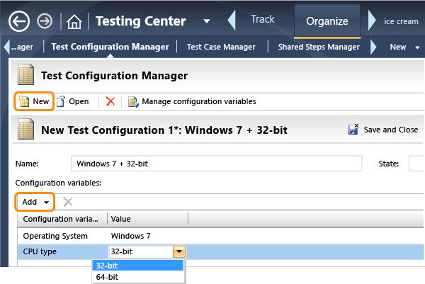 Define configurations as combinations of values.