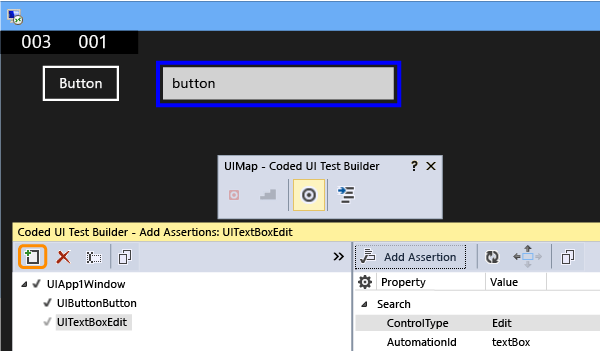 Add control to UI map