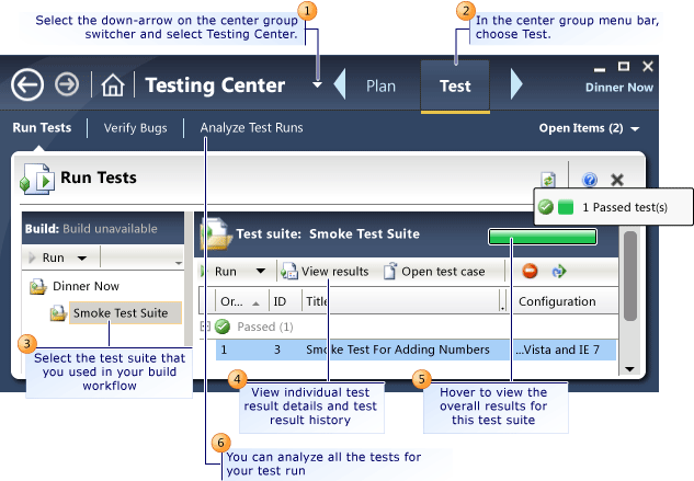 View the Test Results from Your Build Workflow