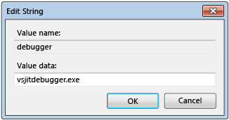 Edit String dialog box