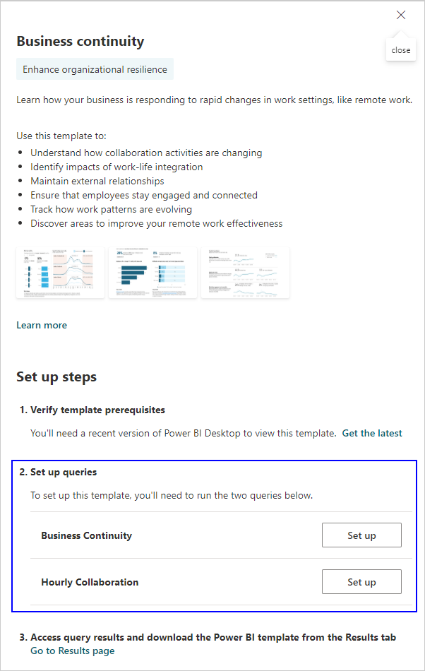 Business continuity template.