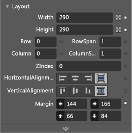 Bevel Properties Layout