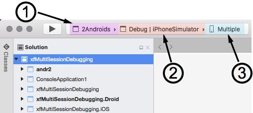 The parts of the debug toolbar