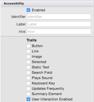 Accessibility Settings