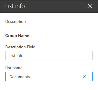 No validation error displayed for a valid list name