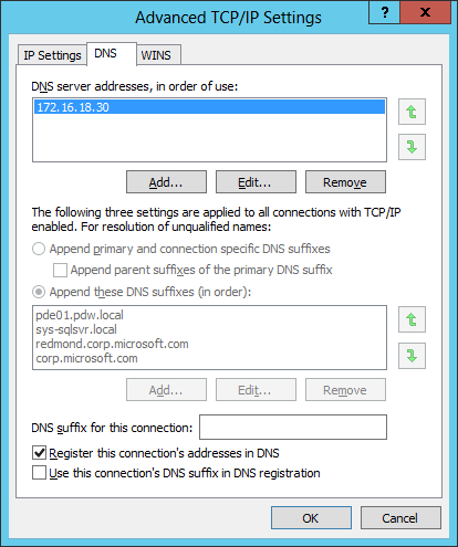 TCP/IP Settings