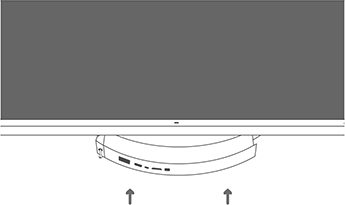 Image that shows how to slide the replacement compute cartridge into the unit.