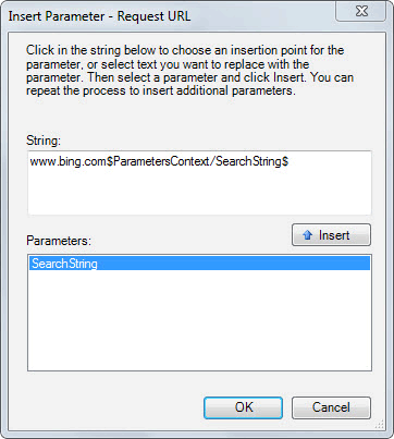 Illustration of the Insert Parameter.