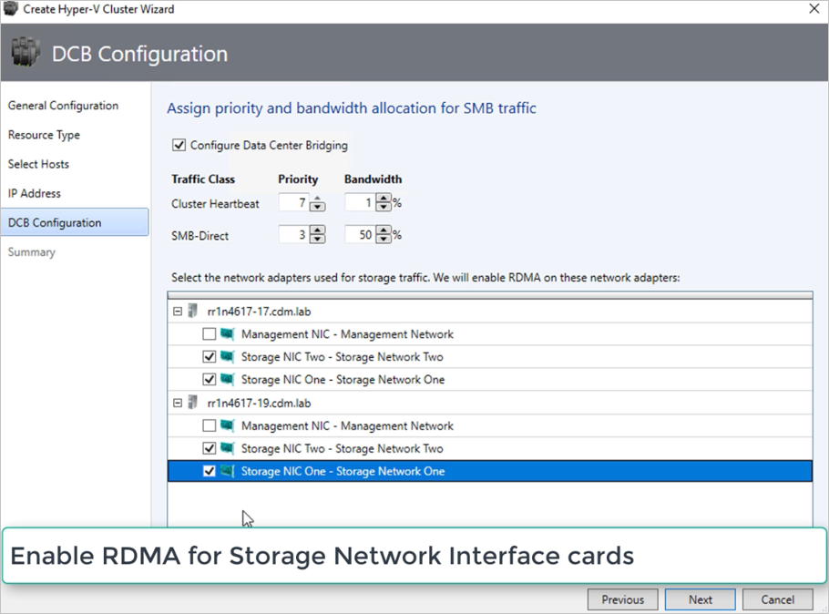 Screenshot of Enable RMDS.