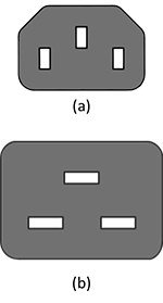 C13 power connector, and C19 power connector.