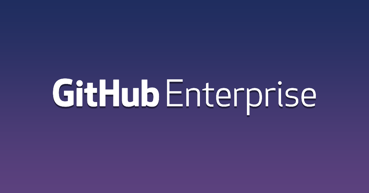 Image of the GitHub Enterprise logo.