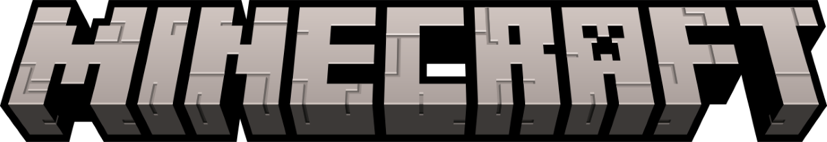 Illustration of the Minecraft logo.