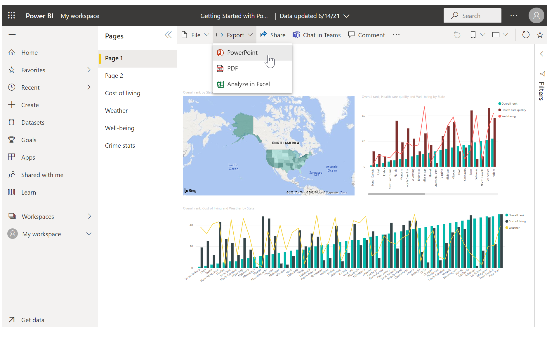 Export to PowerPoint