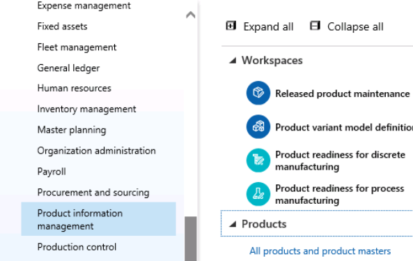 Product information management module