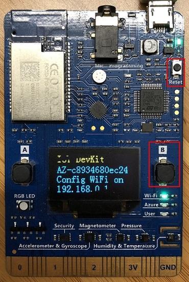 An illustration is showing how to configure the device.