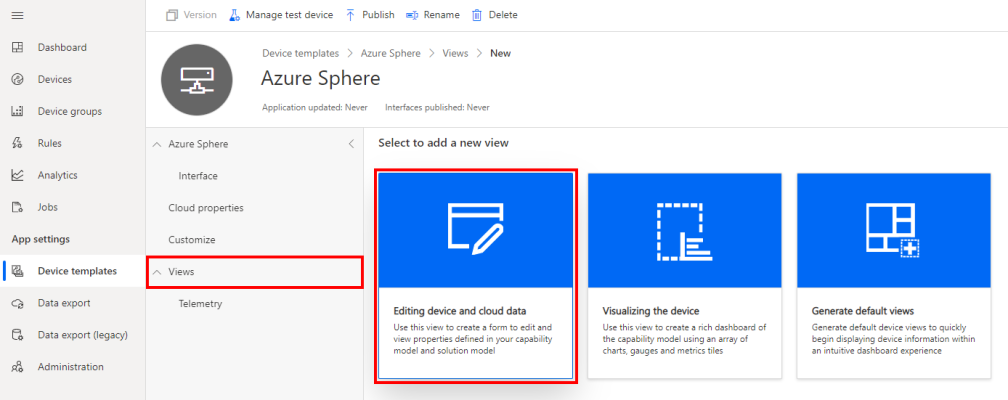 The illustration shows how to edit device and cloud data.