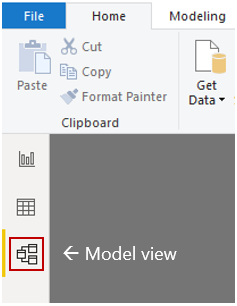 Screenshot of the Model view.