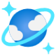 Screen of an Azure Cosmos DB logo.