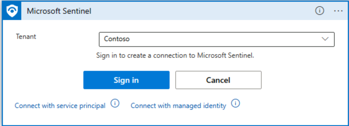 Screenshot of sign-in to the Microsoft Entra tenant.