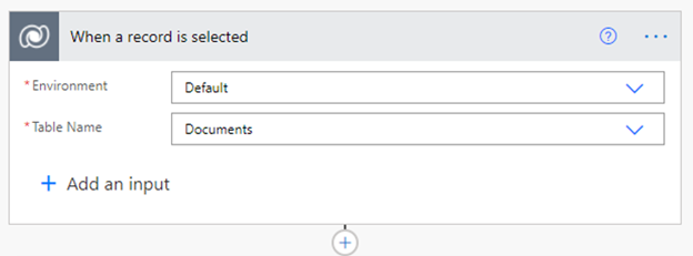 Flow trigger using the SharePoint documents table from Dataverse