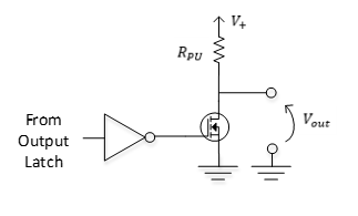 output open drain pull up image