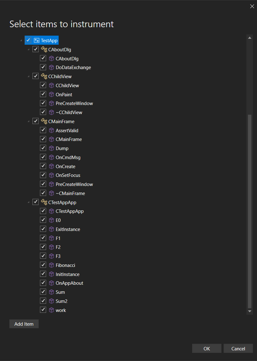 Native Intrumentation Tool