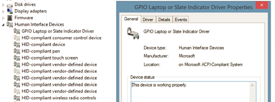 gpio driver properties