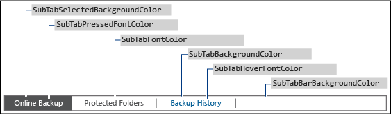 Windows SBS Dashboard Sub Tab Border