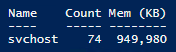 Memory utilization for separated services