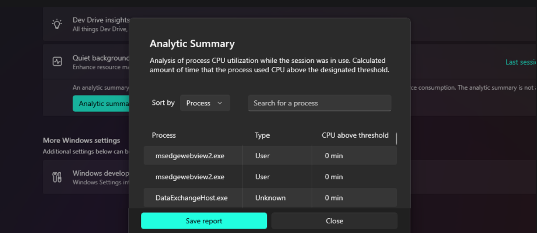 Quiet Background Processes in Windows Customization